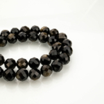 2A Kalite Kesimli Gold Obsidyen Doğal Taş Dizi (10mm) - Görsel 4