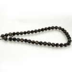 2A Kalite Kesimli Gold Obsidyen Doğal Taş Dizi (10mm) - Görsel 3