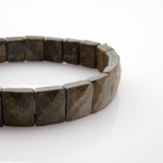 Bronzit Doğal Taş Rolex Bileklik - Görsel 3