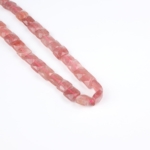 Kare Kesimli Çilek Kuvars Doğal Taş Dizi (10x5mm) - Görsel 3
