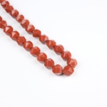 Kırmızı Jasper Doğal Taş Kesimli Dizi (12mm) - Görsel 3
