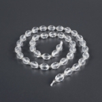 Kristal Kuvars Doğal Taş Kesimli Arpa Dizi (6x8mm) - Görsel 3