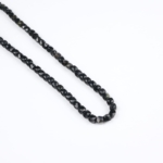 Küp Kesimli Obsidyen Doğal Taş Dizi (4mm) - Görsel 4