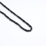 Küp Kesimli Obsidyen Doğal Taş Dizi (4mm) - Görsel 4