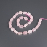Pembe Kuvars Doğal Taş Dizi (8x12mm) - Görsel 4