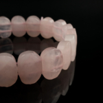 Pembe Kuvars Doğal Taş Rolex Bileklik - Görsel 3