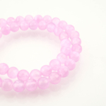Pembe Selenit Doğal Taş Dizi (6mm) - Görsel 4