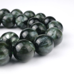 Serafinit (Seraphinite) Doğal Taş Dizi (12mm) - Görsel 3
