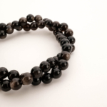 Silver Obsidyen Doğal Taş Dizi (6mm) - Görsel 4