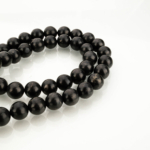 Şungit (Shungite) Doğal Taş Dizi (8mm) - Görsel 4