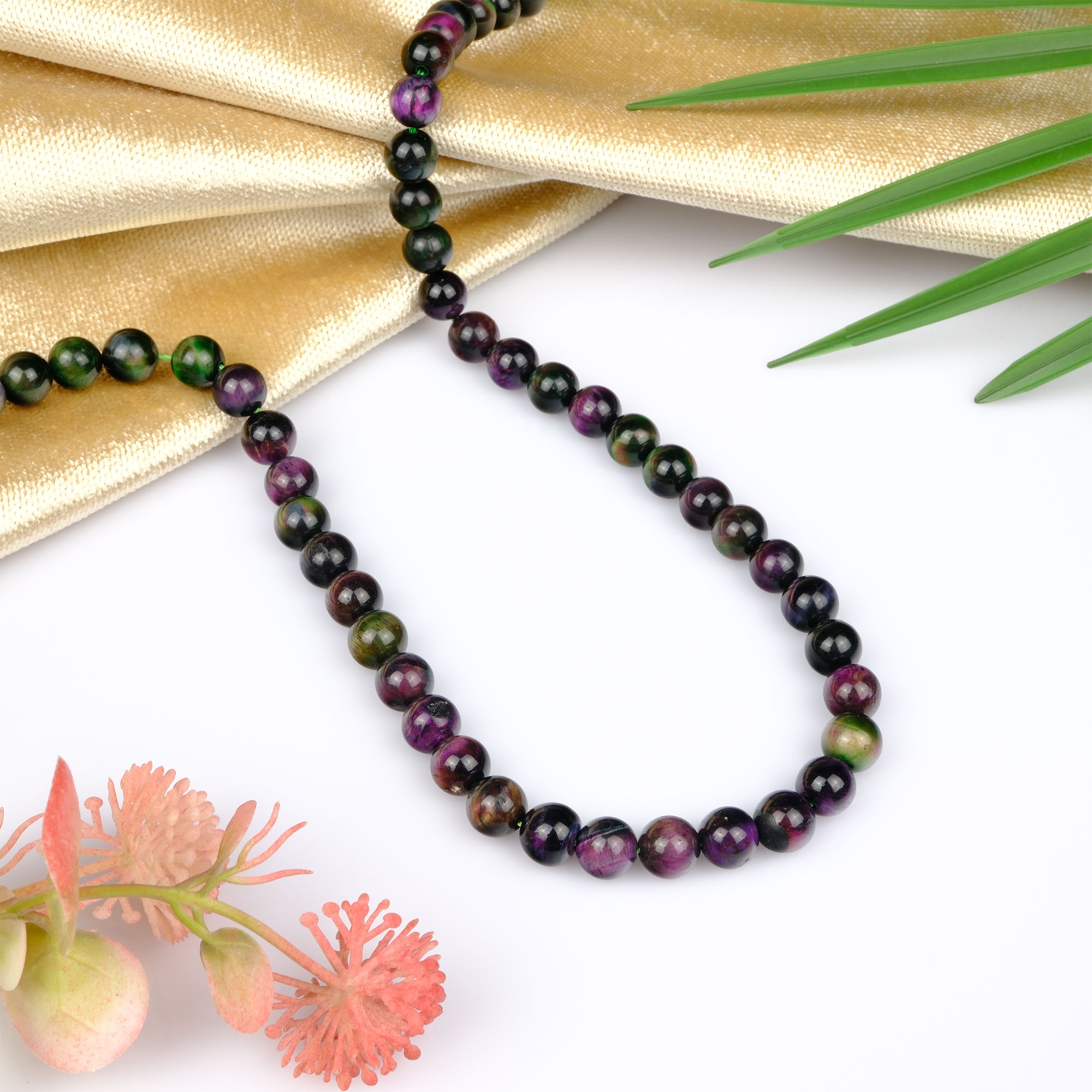 renkli-kaplangozu-dizi-dogal-tas-dizi-8mm-safir-tas-evi (2) Renkli Kaplangözü doğal taş dizi 8mm – altın, mavi ve kahverengi tonlarıyla koruma ve odaklanma enerjisini birleştiren toptan doğal taş dizi