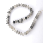 toptan doğal taş dizi rutil kuvars 12x8mm rondel kesim profesyonel dizim için doğal taş