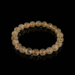 5A Kalite Altın Rutil Kuvars (Golden healer) Doğal Taş Bileklik (8-9mm) - Görsel 6