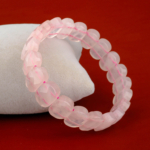 Pembe Kuvars Doğal Taş Rolex Bileklik - Görsel 3