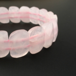 Pembe Kuvars Doğal Taş Rolex Bileklik - Görsel 7