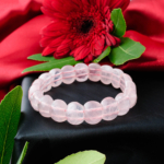 Pembe Kuvars Doğal Taş Rolex Bileklik - Görsel 2