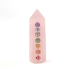 Pembe Kuvars Çakra Doğal Taş Obelisk Parça - Görsel 2