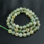 Prehnite (Prinayt) Doğal Taş Dizi (8mm) - Görsel 5
