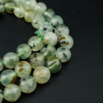 Prehnite (Prinayt) Doğal Taş Dizi (8mm) - Görsel 6