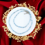 Akuamarin Doğal Taş Küp Model Kolye (2-3mm)