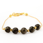 Pirit Doğal Doğal Taş Çelik Bileklik - Görsel 3