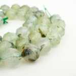 Prehnite (Prinayt) Doğal Taş Faset Kesim Dizi (8mm) - Görsel 3