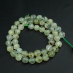 Prehnite (Prinayt) Doğal Taş Faset Kesim Dizi (8mm) - Görsel 5