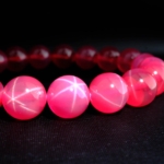 Orijinal Star Yakut Doğal Taş Bileklik (7-8mm) - Görsel 6