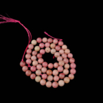 Pembe Rodonit Doğal Taş Dizi (6mm) - Görsel 6