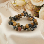Ağaç Fosili Jasper Doğal Taş Dizi (8mm)