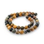 Ağaç Fosili Jasper Doğal Taş Dizi (8mm) - Görsel 2
