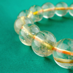6A Kalite Şeffaf Altın Rutil Kuvars (Golden healer) Doğal Taş Bileklik (10-11mm) - Görsel 3