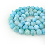 AAAA Kalite Larimar Doğal Taş Dizi (8-9mm) - Görsel 3