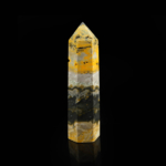 Bumblebee Jasper Doğal Taş Obelisk Parça - Görsel 5