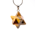 Kaplangözü Doğal Taş Metal Kolye - Görsel 3