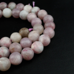 AA Kalite Pembe Turmalin Doğal Taş Dizi (8mm) - Görsel 6