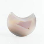 Druzeli Kalsedon Doğal Taş Hilal Obje - Görsel 2