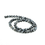 Kar Obsidyen Doğal Taş Dizi (6mm) - Görsel 2