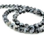 Kar Obsidyen Doğal Taş Dizi (6mm) - Görsel 3