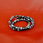 Kar Obsidyen Doğal Taş Dizi (6mm) - Görsel 6