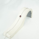 Garnet (Lal) Doğal Taş Gümüş Bileklik - Görsel 2