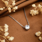 Orijinal Swarovski Taşlı Gümüş Kolye