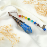 Lapis Lazuli Doğal Taş Bronz Vogel Pandül (Sarkaç)