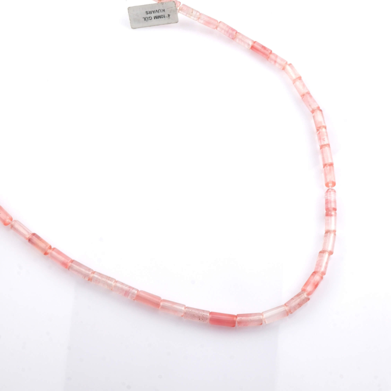 Gül Kuvars Doğal Taş Dizi (4x10mm)