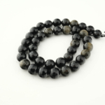 Faset Kesim Gold Obsidyen Dizi (10mm) - Görsel 3