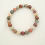 Alashan Agate Doğal Taş Bileklik (8mm) - Görsel 3