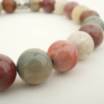 Alashan Agate Doğal Taş Bileklik (8mm) - Görsel 4