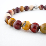 Mokait Jasper Doğal Taş Bileklik (6mm) - Görsel 4