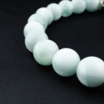 Yeşil Larimar Doğal Taş Bileklik (8-9mm) - Görsel 4