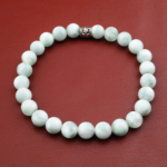 Yeşil Larimar Doğal Taş Bileklik (8-9mm) - Görsel 5